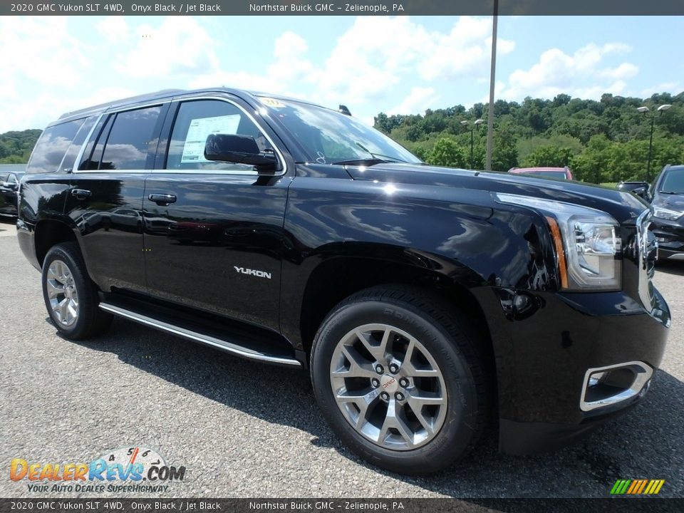 2020 GMC Yukon SLT 4WD Onyx Black / Jet Black Photo #3