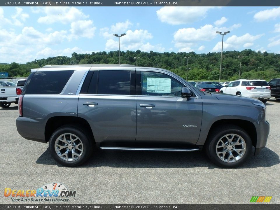 Satin Steel Metallic 2020 GMC Yukon SLT 4WD Photo #4