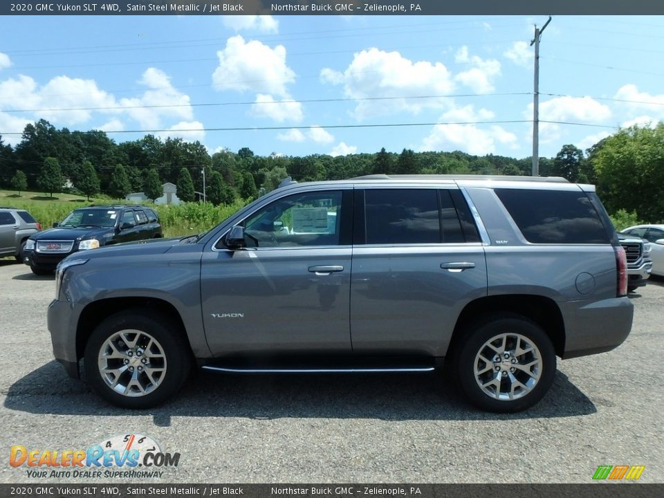 Satin Steel Metallic 2020 GMC Yukon SLT 4WD Photo #10