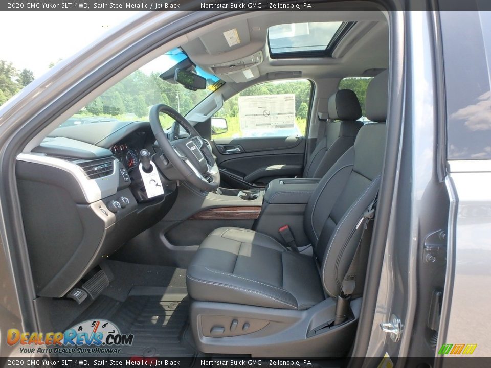 Jet Black Interior - 2020 GMC Yukon SLT 4WD Photo #12