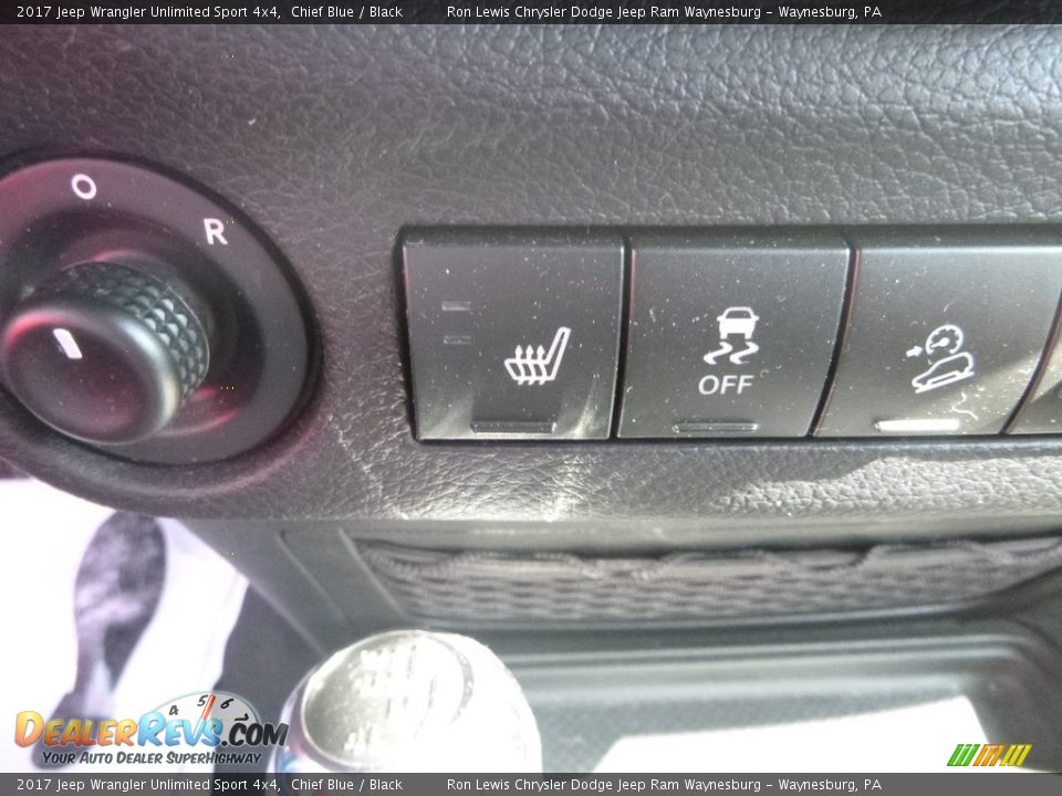 2017 Jeep Wrangler Unlimited Sport 4x4 Chief Blue / Black Photo #16