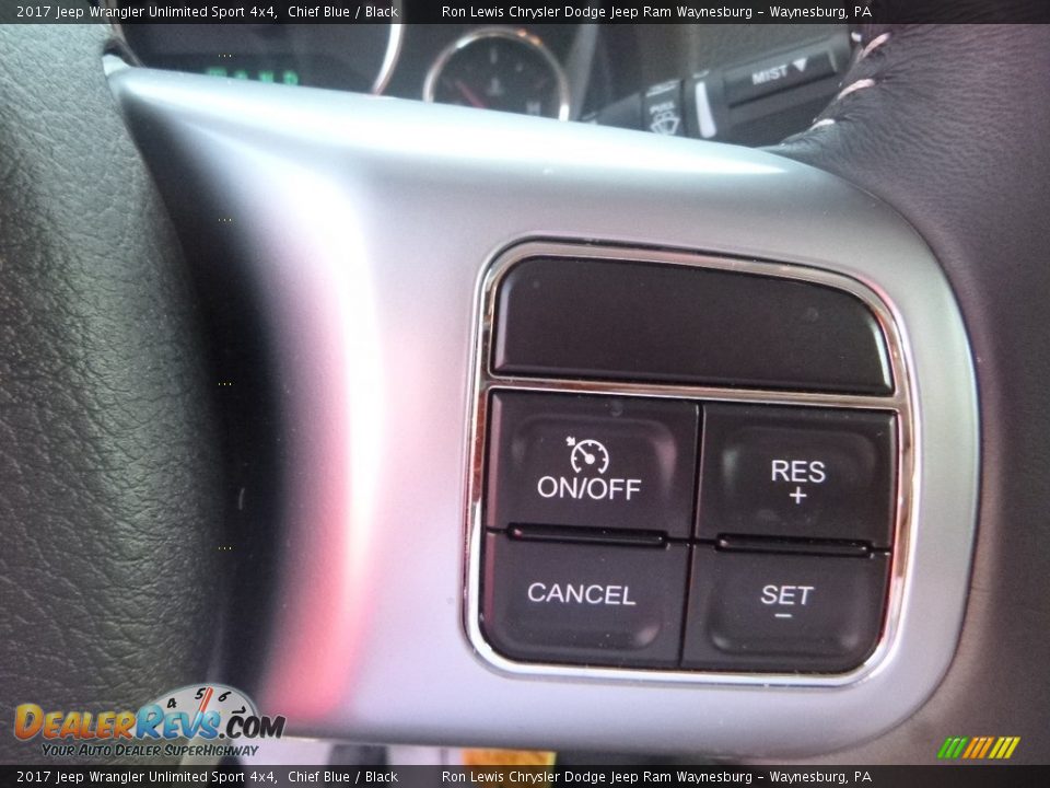 2017 Jeep Wrangler Unlimited Sport 4x4 Chief Blue / Black Photo #17