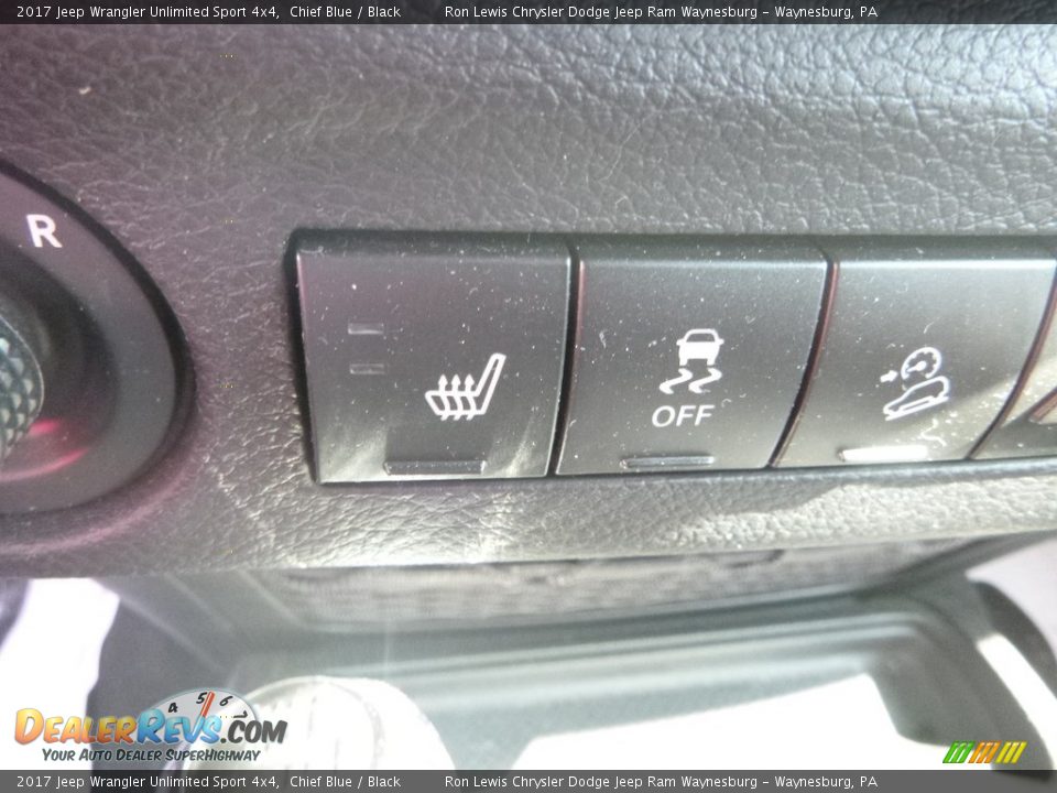 2017 Jeep Wrangler Unlimited Sport 4x4 Chief Blue / Black Photo #19