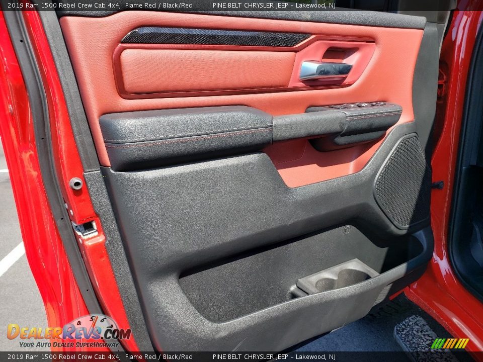 2019 Ram 1500 Rebel Crew Cab 4x4 Flame Red / Black/Red Photo #8