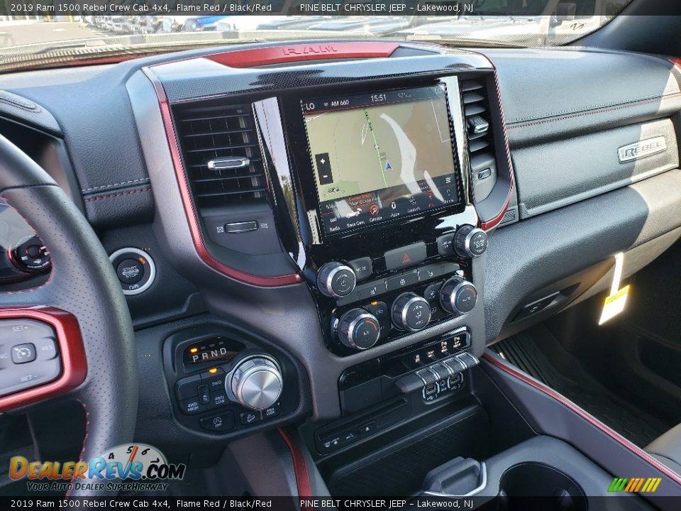 2019 Ram 1500 Rebel Crew Cab 4x4 Flame Red / Black/Red Photo #10