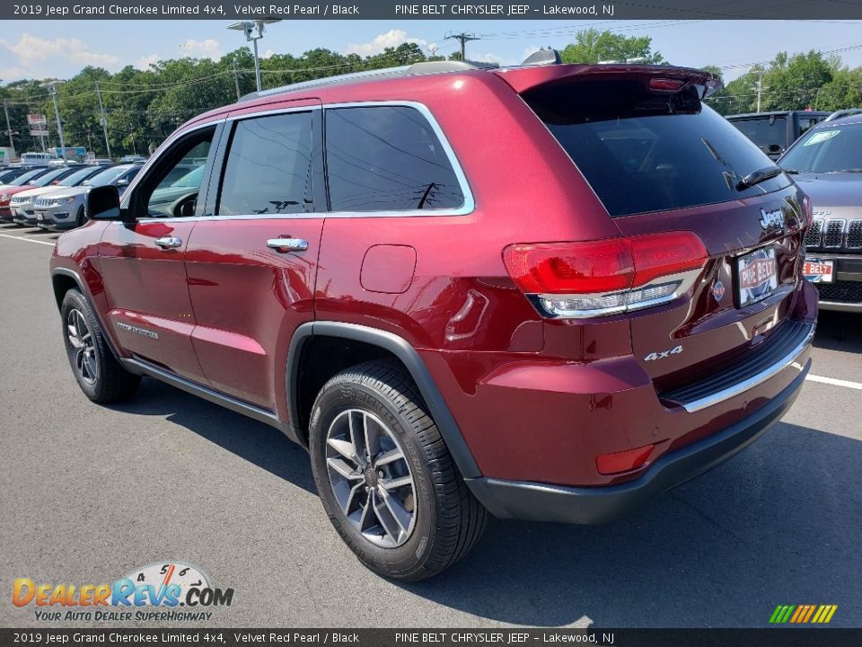 2019 Jeep Grand Cherokee Limited 4x4 Velvet Red Pearl / Black Photo #4
