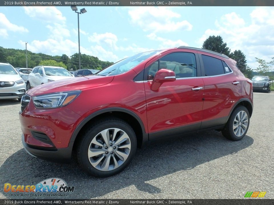 2019 Buick Encore Preferred AWD Winterberry Red Metallic / Ebony Photo #1