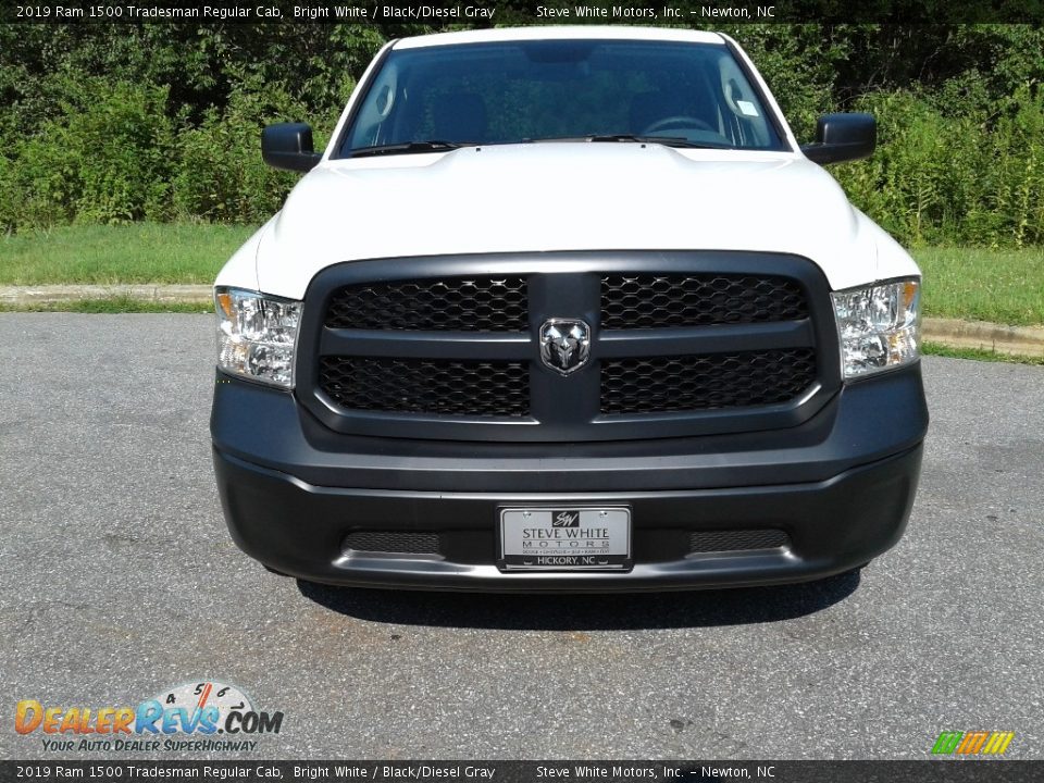 2019 Ram 1500 Tradesman Regular Cab Bright White / Black/Diesel Gray Photo #3