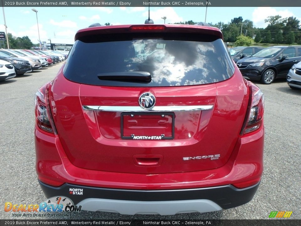 2019 Buick Encore Preferred AWD Winterberry Red Metallic / Ebony Photo #6
