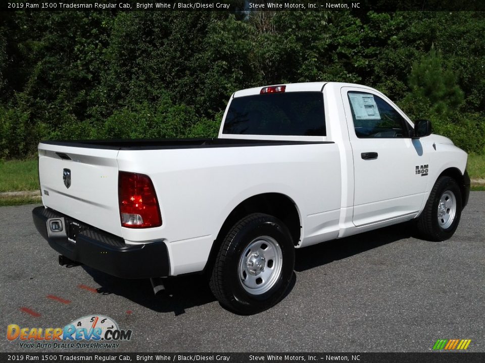 2019 Ram 1500 Tradesman Regular Cab Bright White / Black/Diesel Gray Photo #6