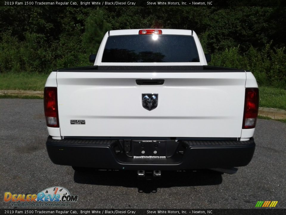 2019 Ram 1500 Tradesman Regular Cab Bright White / Black/Diesel Gray Photo #7