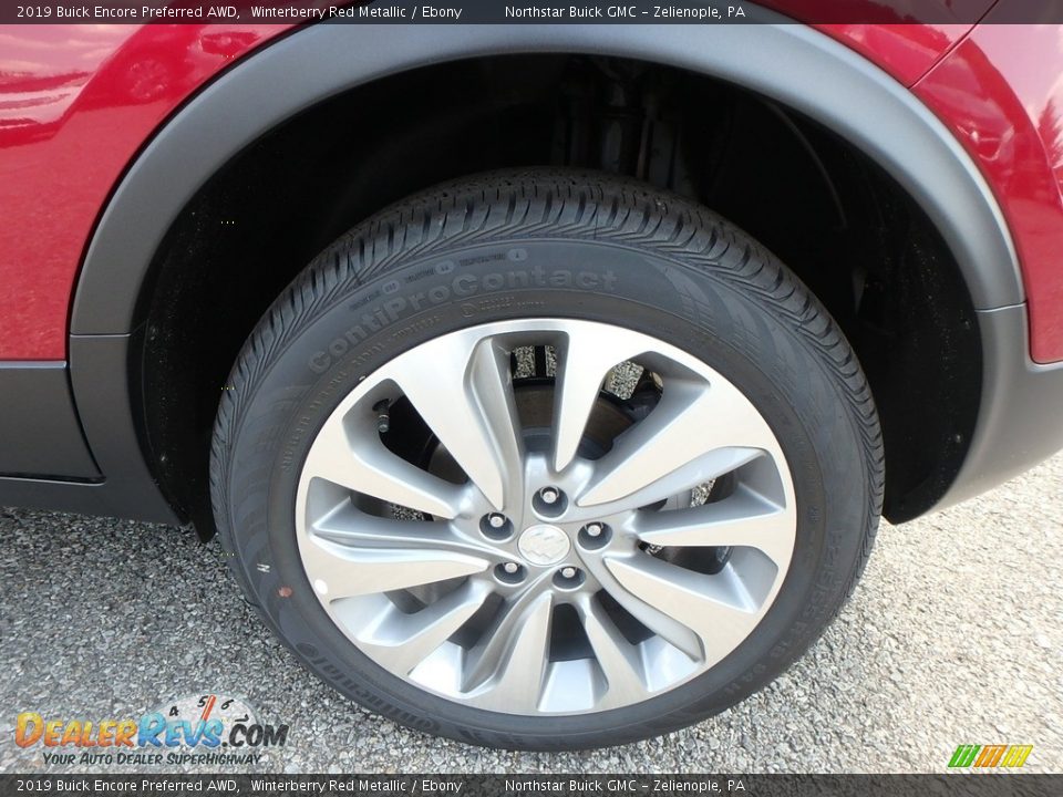 2019 Buick Encore Preferred AWD Winterberry Red Metallic / Ebony Photo #10