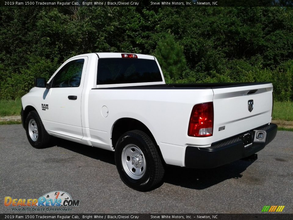 2019 Ram 1500 Tradesman Regular Cab Bright White / Black/Diesel Gray Photo #9