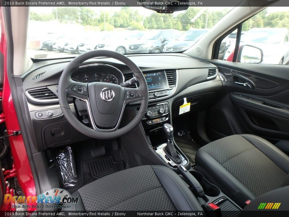 2019 Buick Encore Preferred AWD Winterberry Red Metallic / Ebony Photo #15