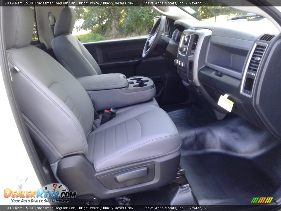 2019 Ram 1500 Tradesman Regular Cab Bright White / Black/Diesel Gray Photo #14