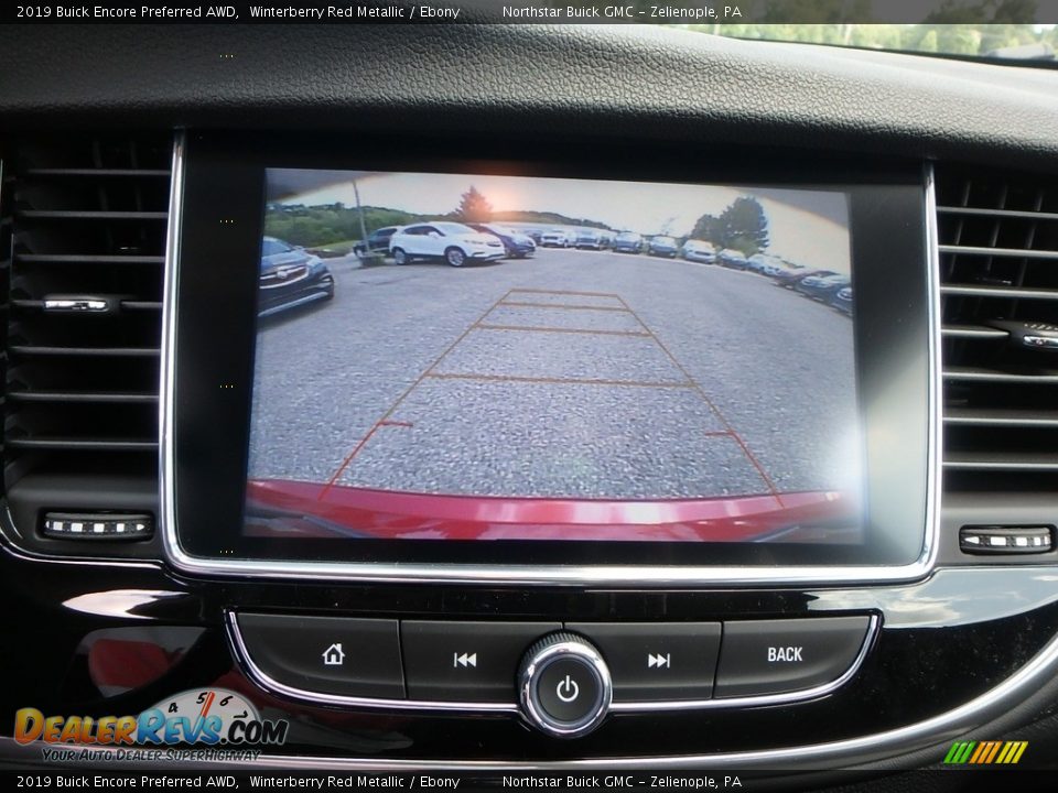 2019 Buick Encore Preferred AWD Winterberry Red Metallic / Ebony Photo #18