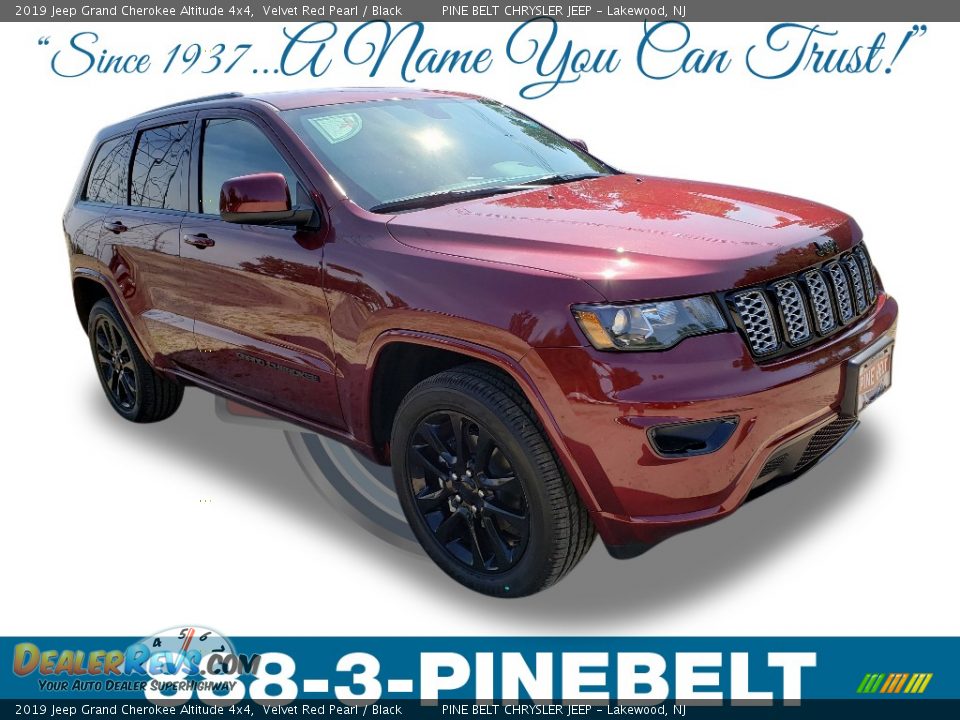 2019 Jeep Grand Cherokee Altitude 4x4 Velvet Red Pearl / Black Photo #1