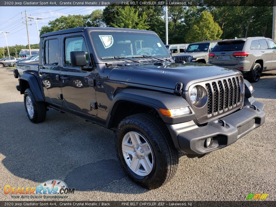 2020 Jeep Gladiator Sport 4x4 Granite Crystal Metallic / Black Photo #1