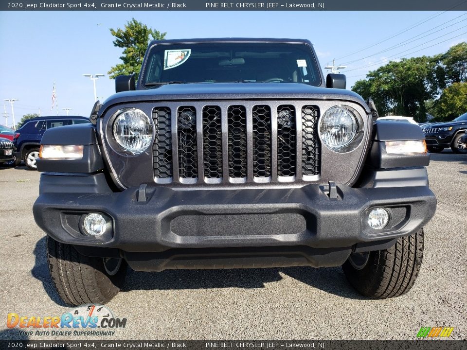 2020 Jeep Gladiator Sport 4x4 Granite Crystal Metallic / Black Photo #2