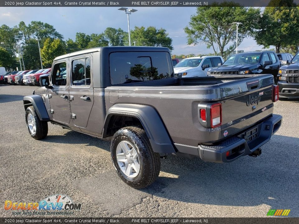 2020 Jeep Gladiator Sport 4x4 Granite Crystal Metallic / Black Photo #4