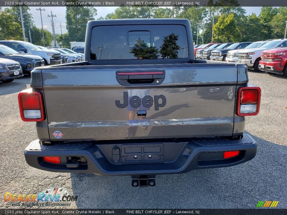 2020 Jeep Gladiator Sport 4x4 Granite Crystal Metallic / Black Photo #5