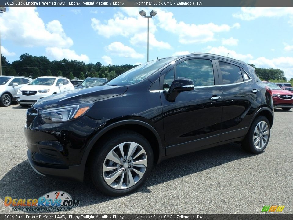 2019 Buick Encore Preferred AWD Ebony Twilight Metallic / Ebony Photo #1