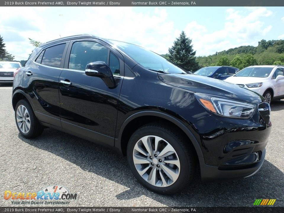 2019 Buick Encore Preferred AWD Ebony Twilight Metallic / Ebony Photo #3