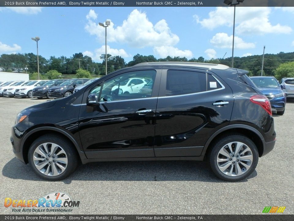 2019 Buick Encore Preferred AWD Ebony Twilight Metallic / Ebony Photo #9