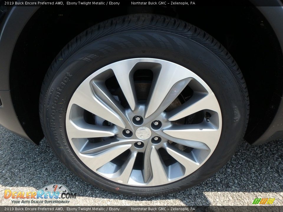 2019 Buick Encore Preferred AWD Ebony Twilight Metallic / Ebony Photo #10