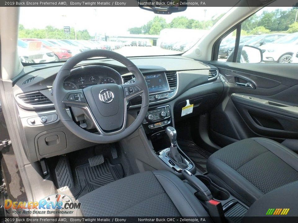 2019 Buick Encore Preferred AWD Ebony Twilight Metallic / Ebony Photo #15