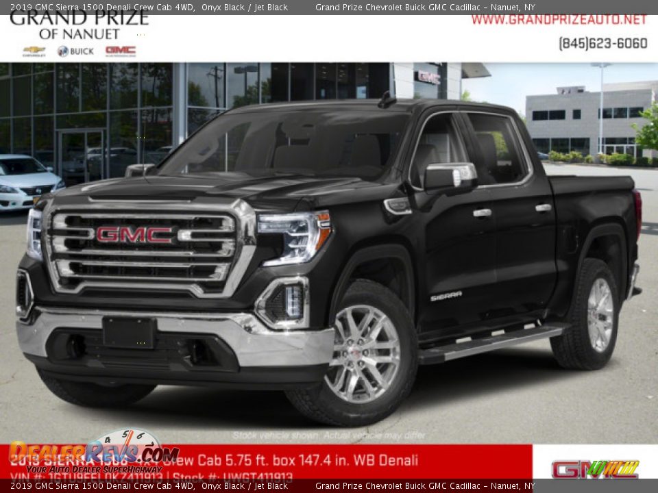 2019 GMC Sierra 1500 Denali Crew Cab 4WD Onyx Black / Jet Black Photo #1