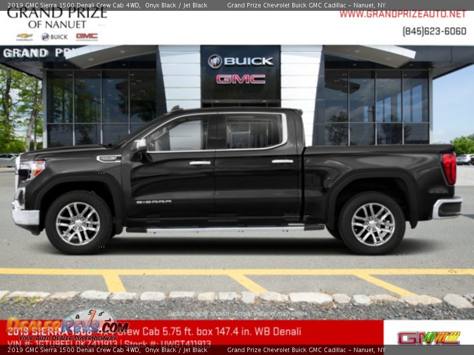 2019 GMC Sierra 1500 Denali Crew Cab 4WD Onyx Black / Jet Black Photo #2