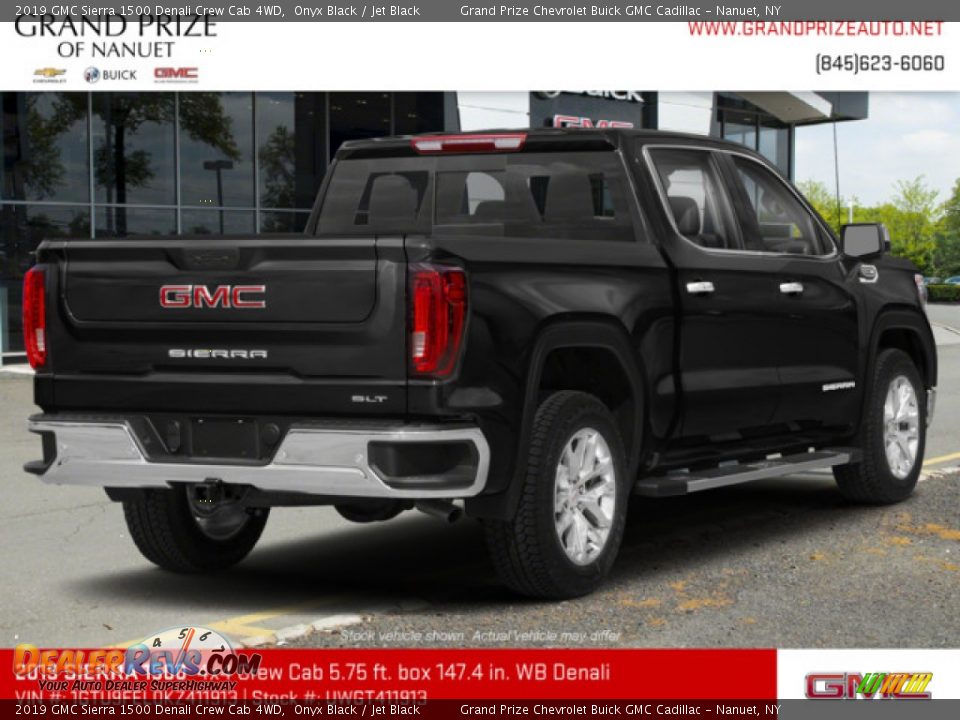 2019 GMC Sierra 1500 Denali Crew Cab 4WD Onyx Black / Jet Black Photo #3