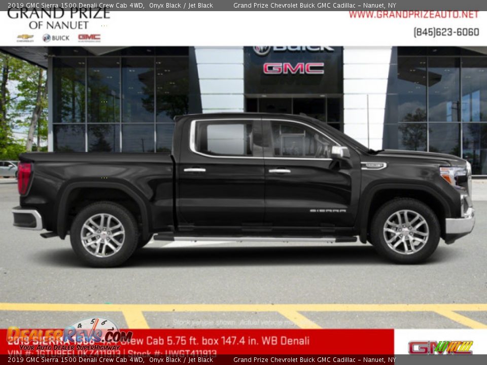 2019 GMC Sierra 1500 Denali Crew Cab 4WD Onyx Black / Jet Black Photo #5