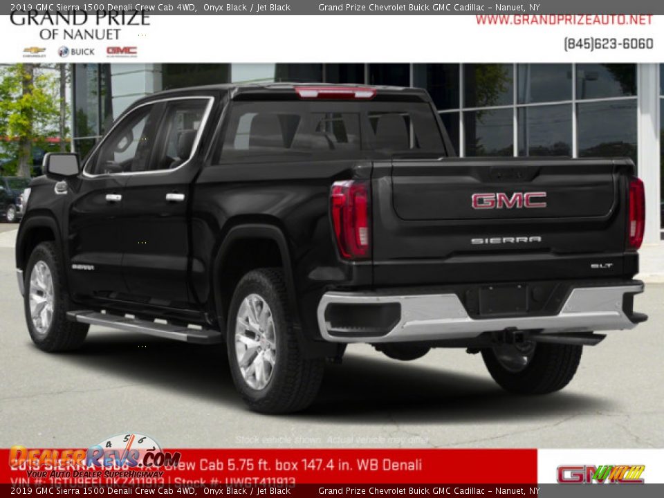 2019 GMC Sierra 1500 Denali Crew Cab 4WD Onyx Black / Jet Black Photo #6