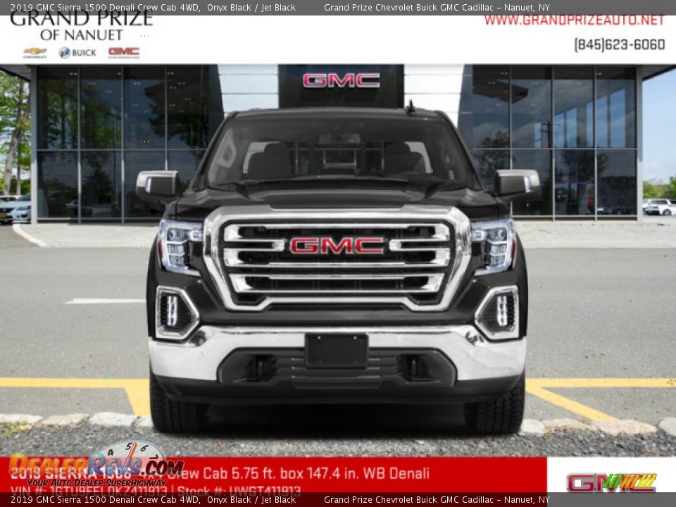 2019 GMC Sierra 1500 Denali Crew Cab 4WD Onyx Black / Jet Black Photo #7