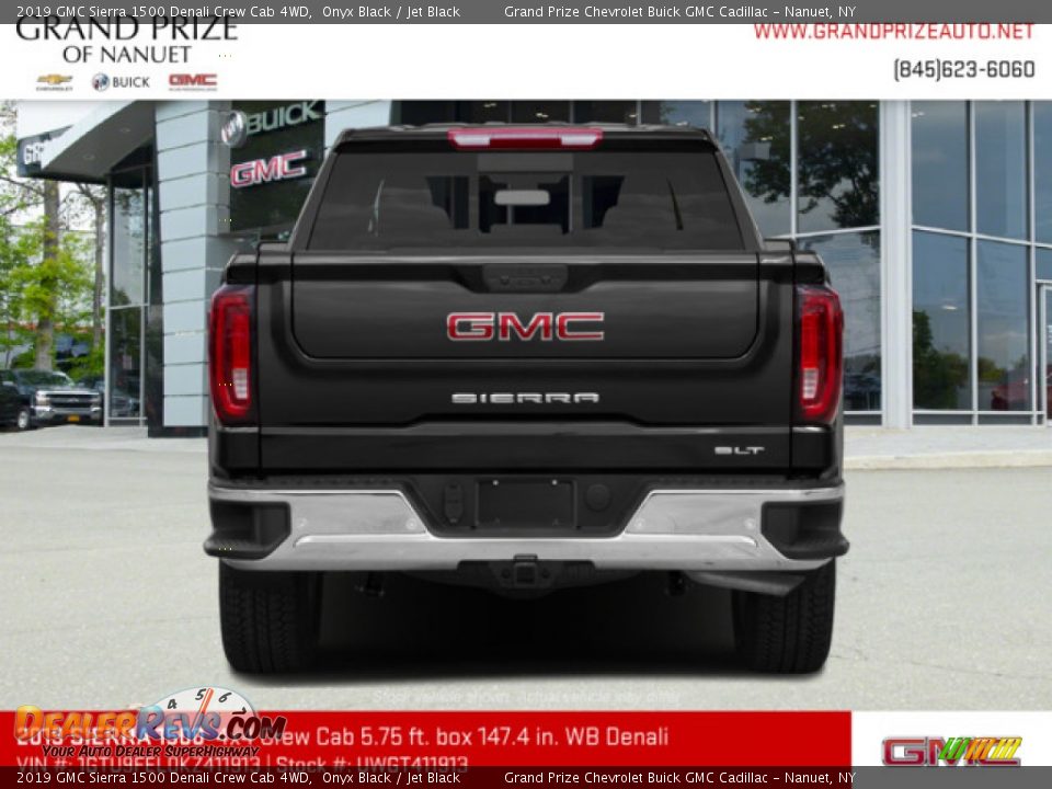 2019 GMC Sierra 1500 Denali Crew Cab 4WD Onyx Black / Jet Black Photo #8