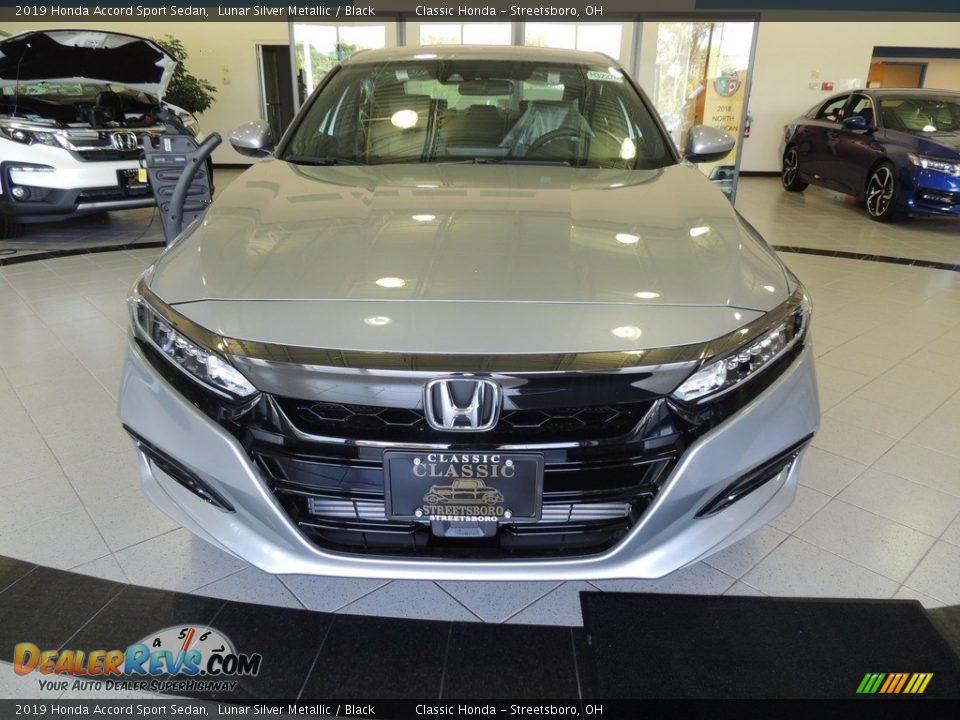 2019 Honda Accord Sport Sedan Lunar Silver Metallic / Black Photo #2