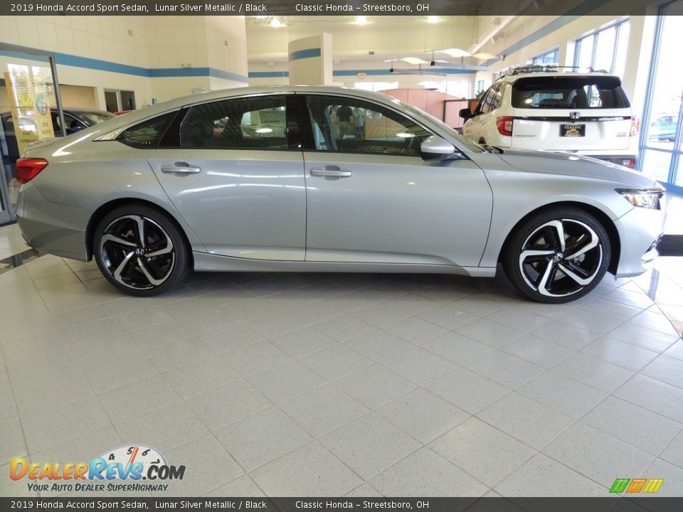 2019 Honda Accord Sport Sedan Lunar Silver Metallic / Black Photo #4