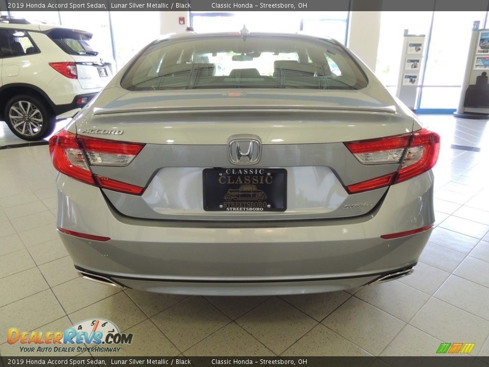 2019 Honda Accord Sport Sedan Lunar Silver Metallic / Black Photo #6