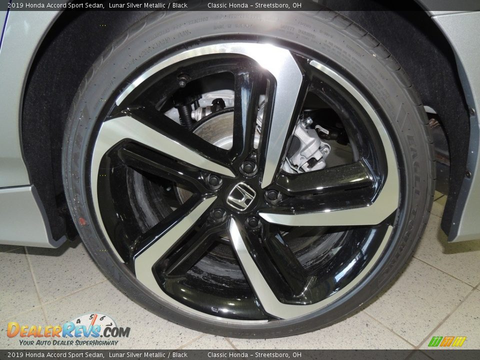 2019 Honda Accord Sport Sedan Lunar Silver Metallic / Black Photo #20