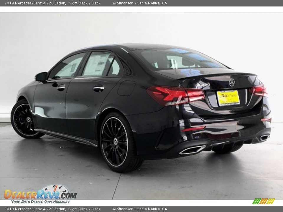 2019 Mercedes-Benz A 220 Sedan Night Black / Black Photo #2