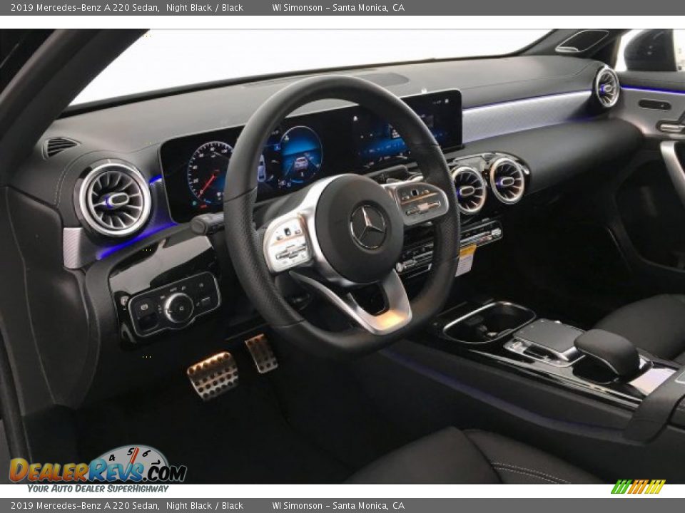 2019 Mercedes-Benz A 220 Sedan Night Black / Black Photo #4