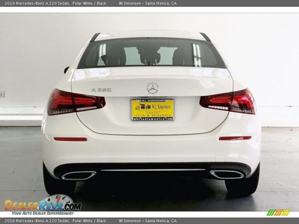 2019 Mercedes-Benz A 220 Sedan Polar White / Black Photo #3