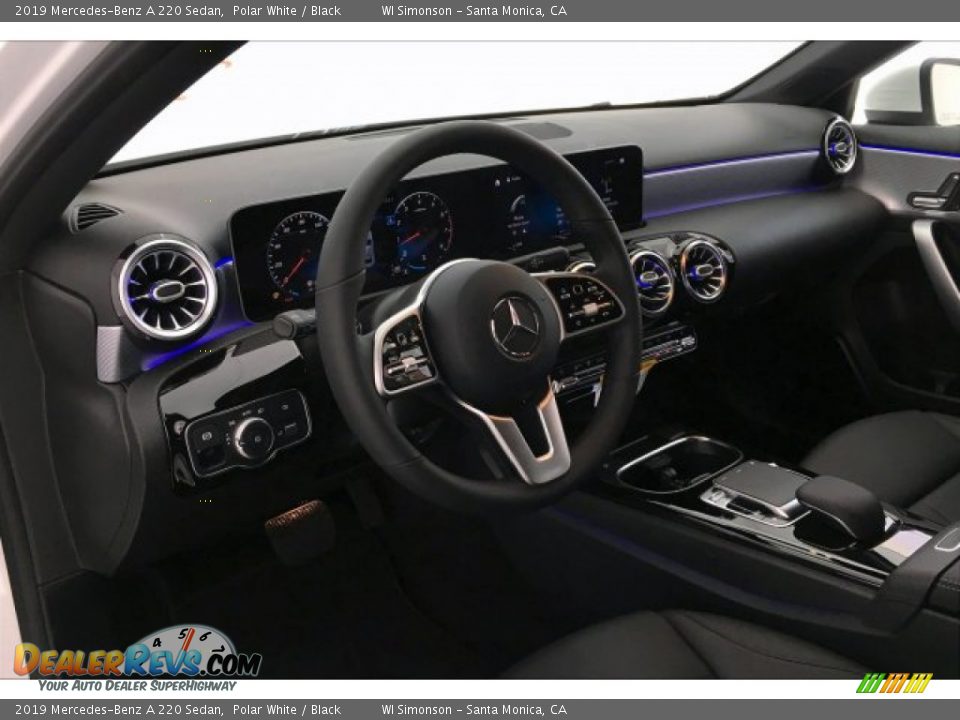 2019 Mercedes-Benz A 220 Sedan Polar White / Black Photo #4