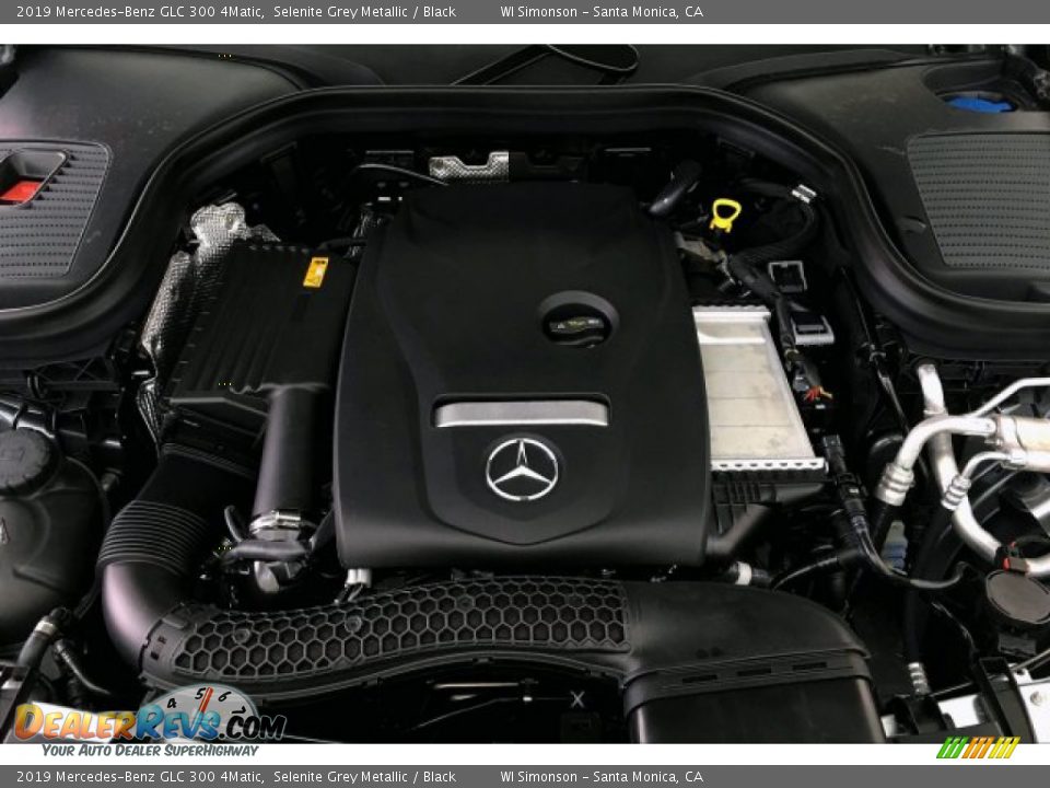 2019 Mercedes-Benz GLC 300 4Matic Selenite Grey Metallic / Black Photo #8