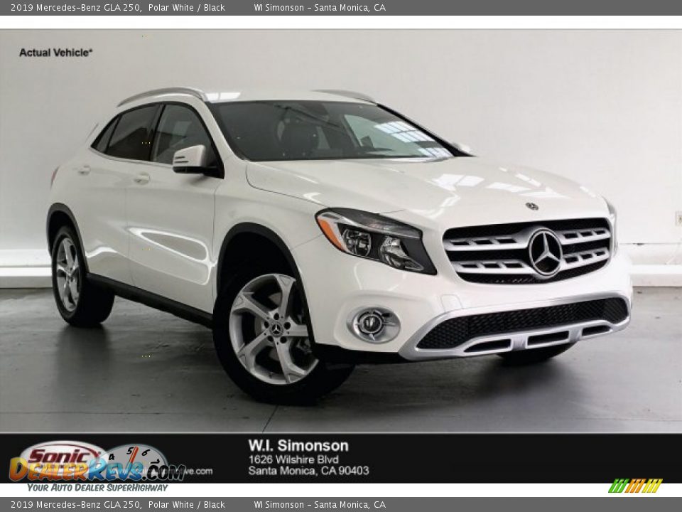 2019 Mercedes-Benz GLA 250 Polar White / Black Photo #1