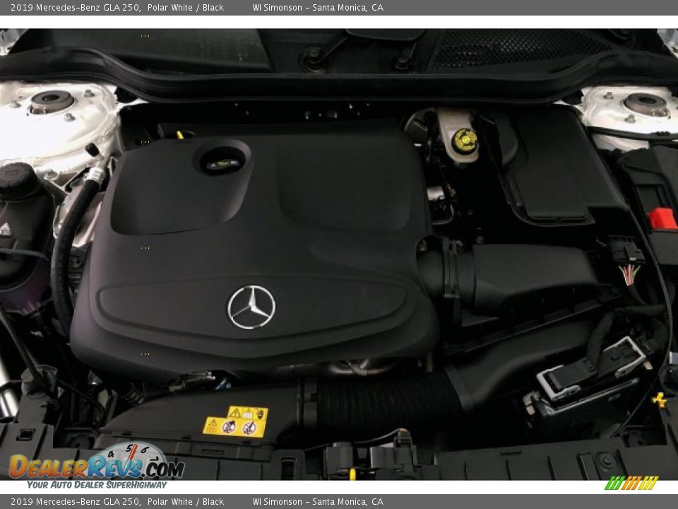 2019 Mercedes-Benz GLA 250 Polar White / Black Photo #8