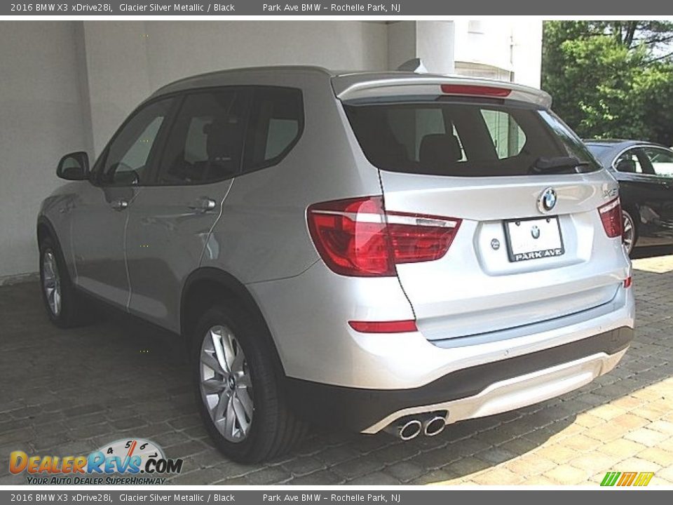 2016 BMW X3 xDrive28i Glacier Silver Metallic / Black Photo #2