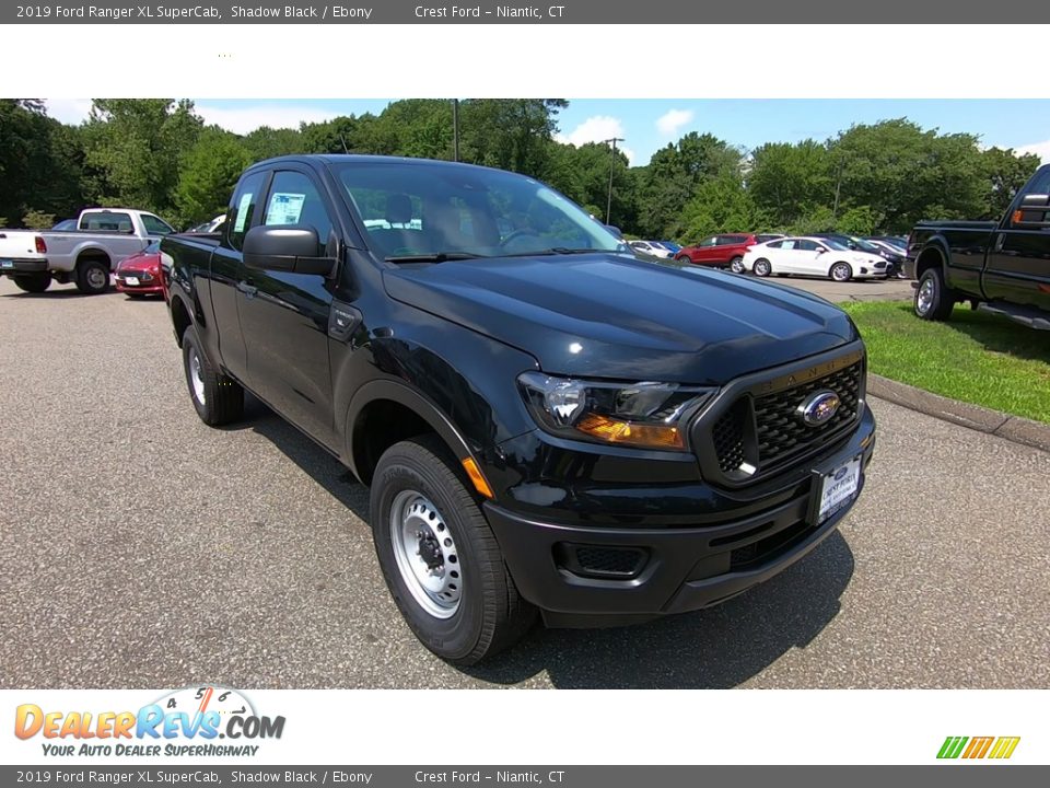 2019 Ford Ranger XL SuperCab Shadow Black / Ebony Photo #1